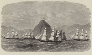 British Flying Squadron ohittaa Diamond Rockin Martiniquen edustalla